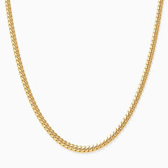 Stainless Steel Flat Snake Bone Chain Necklace