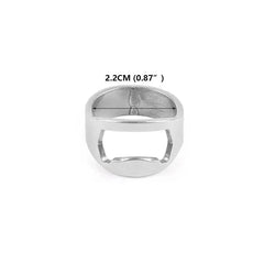Stainless Steel Ring-shape Can Bottle Opener Bottle Cap Opening Remover Kitchen Gadgets Bar Useful Tools