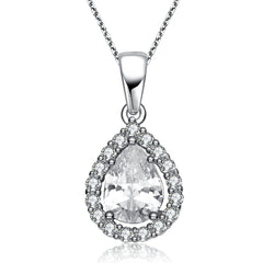 Sterling Silver Halo Pendant
