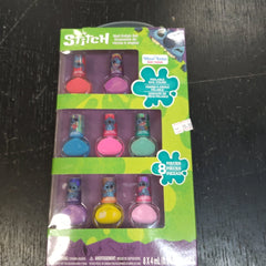 Disney Stitch Nail Polish 8 Pk in Box