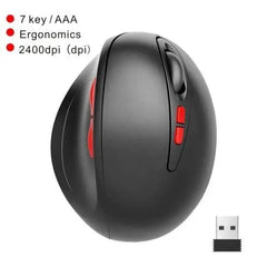 Stylish Wireless Gaming Mouse Vertical Ergonomic Rechargeable Gamer Mouse  Classic USB 7 Key Magic Mouse For PC Laptop Notebook Computer Desktop