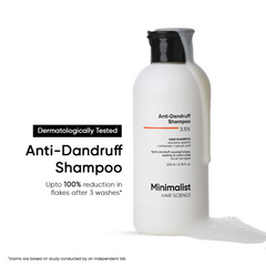 Minimalist shampooing antipelliculaire à l'acide salicylique 3,5 %