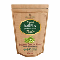 Poudre de karela biologique Deep Ayurveda (courge amère)