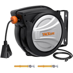 Tacklife Retractable Extension Cord, 65FT+4.5 Extension Cord Reel