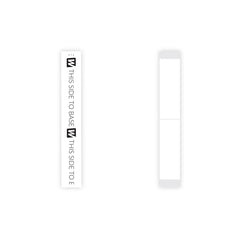 This Side to Base Tape Straight Strips