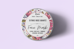 Citrus Rose Quartz Botanical Dry Mask