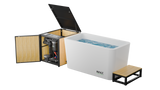RevX Acrylic X Tub Cold Plunge + LUX High Performance Chiller and Filtration System