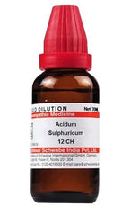 Dilución de Acidum Sulphuricum de Dr. Willmar Schwabe India