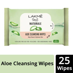 Lingettes nettoyantes à l’aloe vera naturel Lakme 9to5