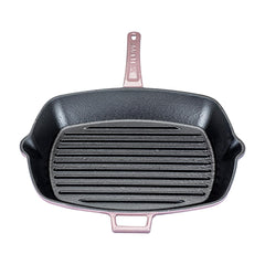 Lava Cast Iron Rectangular Grill Pan - 10.24 x 12.60 inches, Durable Enamel Coating, Versatile Cooking