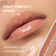 L'Oreal Paris Plump Ambition Hyaluron Lip Oil - 641 Latte Glace