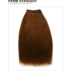 Unique's Human Hair Perm Straight 14 Inch