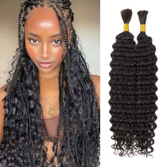 Unique New Deep Bulk 100% Human Hair Hairpiece - Choose Size
