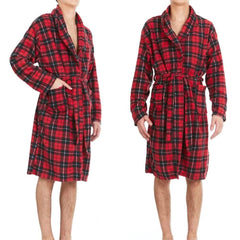 Unisex Fleece Robe with Pockets - Assorted Colors