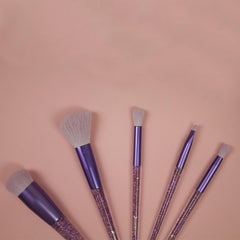 Nascita Professional 5-Piece Makeup Brush Set - High-Quality Synthetic Bristles for Flawless Application