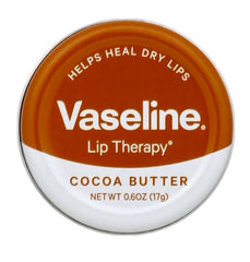 Vaseline Lip Therapy Lip Balm Tin, Cocoa Butter, 0.6 oz