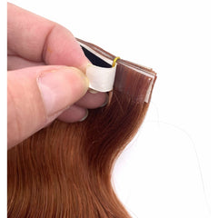 Extensiones de cabello adhesivas VIP TapeX System, onduladas, de 18"