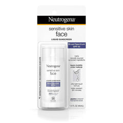 Écran solaire liquide Pure & Free SPF 50 pour peaux sensibles de Neutrogena