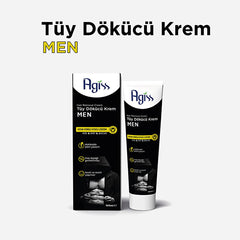 Agiss Men's Hair Removal Cream 100ml - Painless & Effective Solution for Smooth Skin