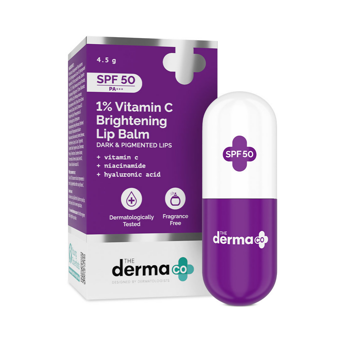 Baume à lèvres éclaircissant The Derma Co à la vitamine C 1 %