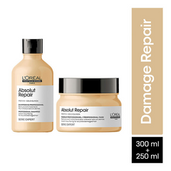 L'Oreal Professionnel Absolut Repair Shampoo& Hair Mask Combo, Serie Expert