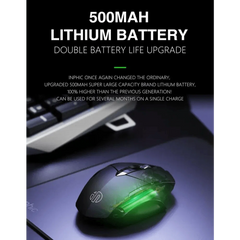 Wireless Design 2.4 GHz Ergonomic Mouse 1600 DPI USB Optical Bluetooth-Compatible Mouse Computer Gaming Mouse