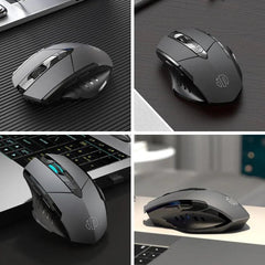 Wireless Design 2.4 GHz Ergonomic Mouse 1600 DPI USB Optical Bluetooth-Compatible Mouse Computer Gaming Mouse