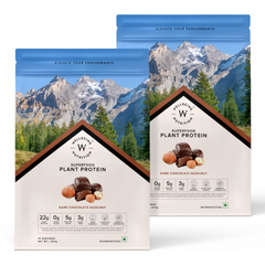 Wellbeing Nutrition Organic Plant Protein Isolate Dark Chocolate Hazelnut, 3B CFU Probiotics