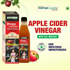 Vinagre de sidra de manzana Herbal Canada con madre