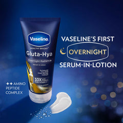 Vaseline Sun Protect SPF 30 Body Lotion & Gluta-Hya Overnight Radiance Serum-In-Lotion Combo